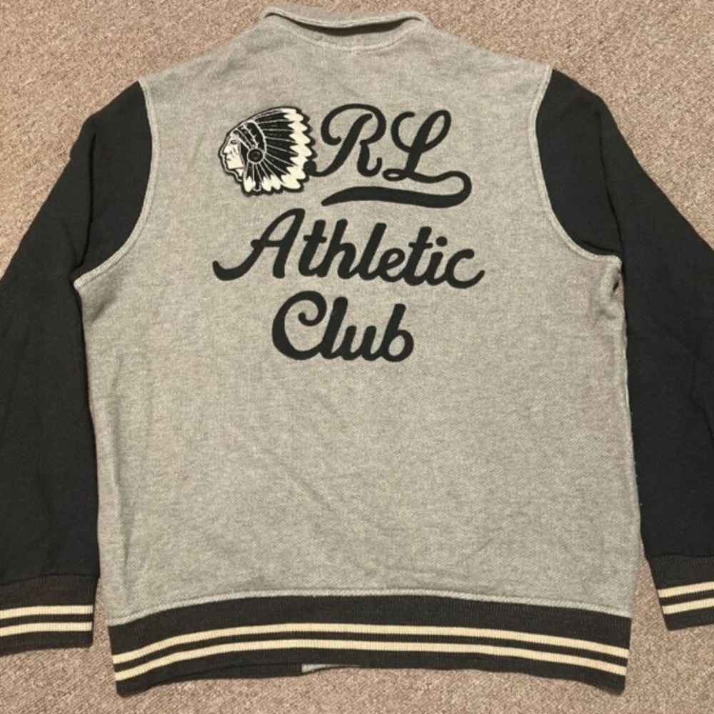 Polo Indian Head Varsity Jacket Hard To Find Size. Rl Athletic Club Ralph Lauren